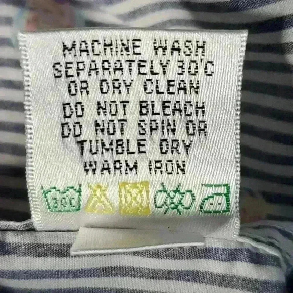 Bugatchi Men's Shaped Fit Spring Rose Print Pin Stripe Button Up Shirt sz M - Picture 11 of 11